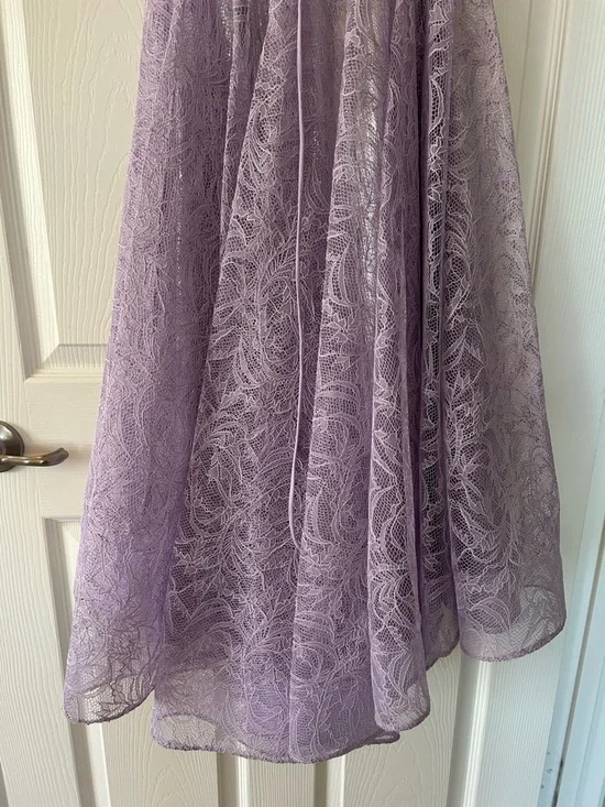 Camilla Lavender Lace Mermaid Dress - Picture 8 of 13